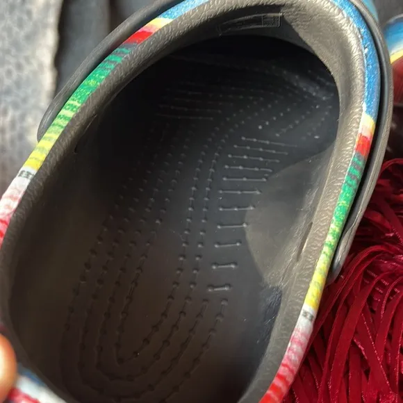 CROCS Bistro Graphic Work Clog Mens 11 Womens 12/13 SLIP RESISTANT black