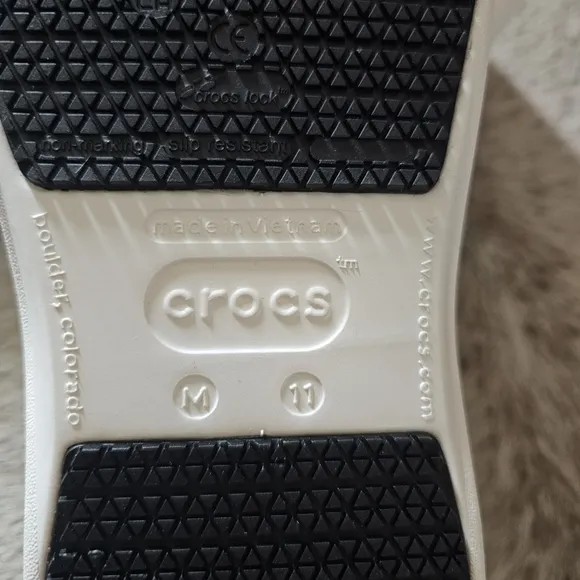 CROCS Bistro Men's Clogs Work Shoes In White Size 11 NEW