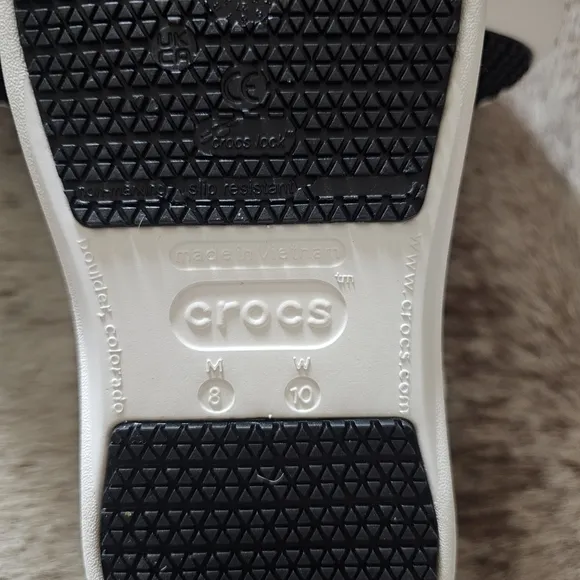 CROCS Bistro UNISEX Clogs Work Shoes In White Women's Size 10 (Men 8) NEW