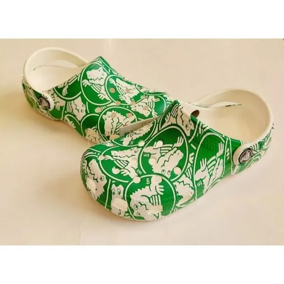 CROCS Classic Duke Print Clog Kids Size C12 Lightweight Slip On Clogs Shoes Kids