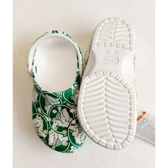CROCS Classic Duke Print Clog Kids Size C12 Lightweight Slip On Clogs Shoes Kids