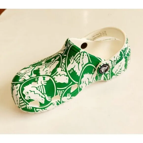 CROCS Classic Duke Print Clog Kids Size C12 Lightweight Slip On Clogs Shoes Kids