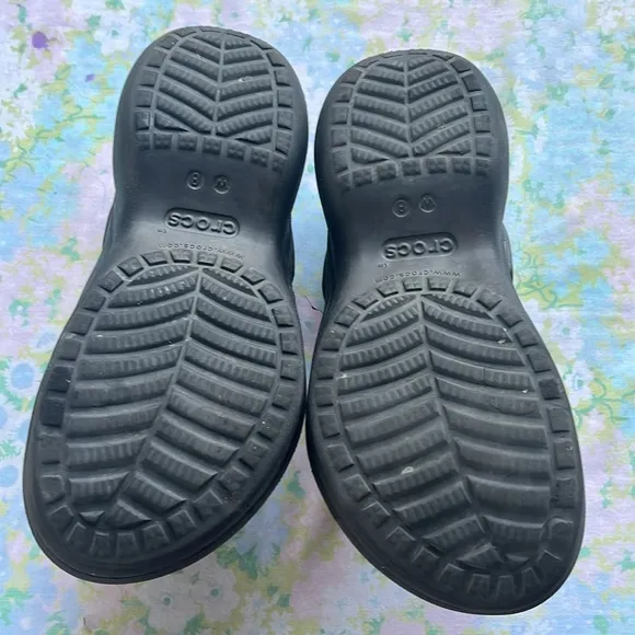 Crocs | Classic Translucent Glitter Bae Platform Clogs Pride Edition Sz 8