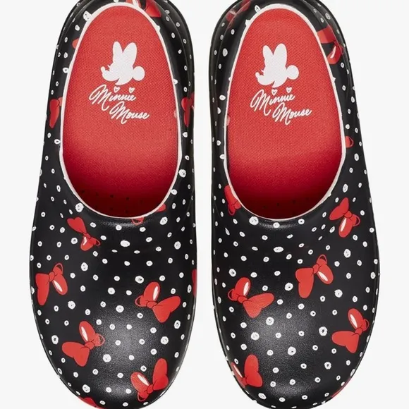 Crocs Kids Minnie Mouse Black and Red Shoes NEW size W4 EUR 33-34