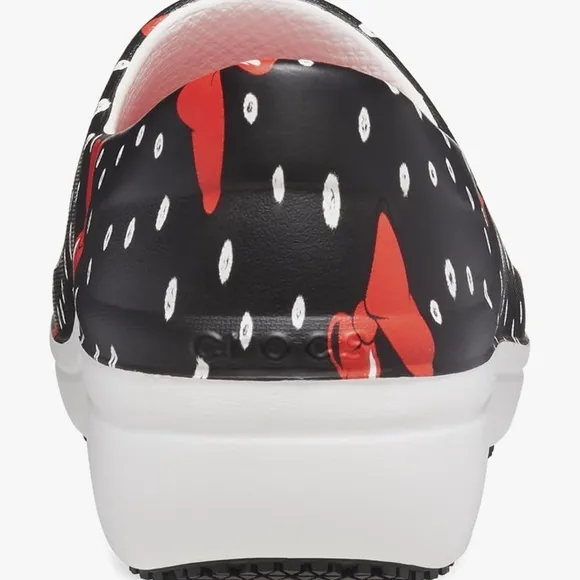 Crocs Kids Minnie Mouse Black and Red Shoes NEW size W4 EUR 33-34