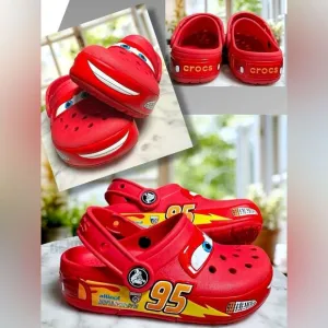 CROCS Lightning McQueen Disney Cars  Clog Shoes Size C 11