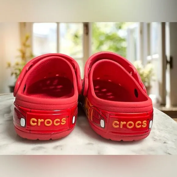 CROCS Lightning McQueen Disney Cars  Clog Shoes Size C 11