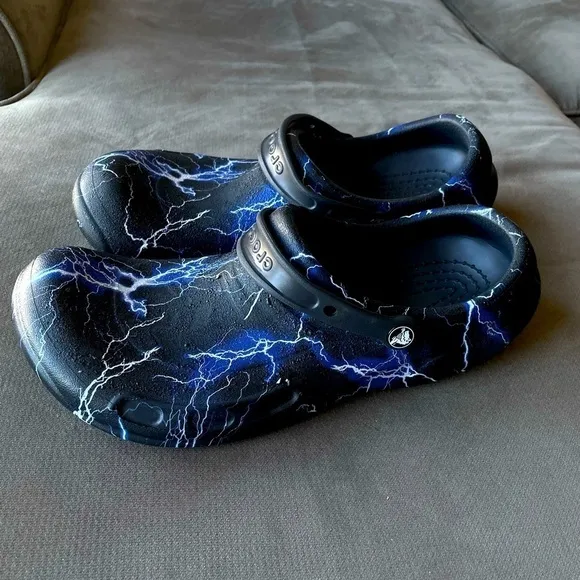 Crocs Lightning Pattern Clogs