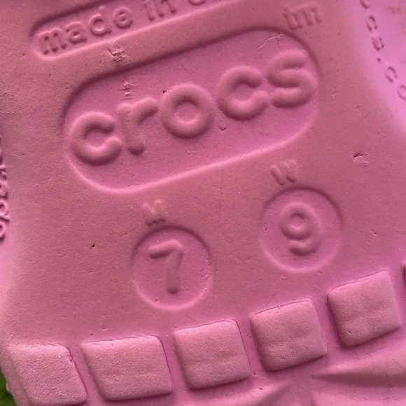 CROCS LISA FRANK Rainbow Unicorn Classic Clog PINK |Size 9