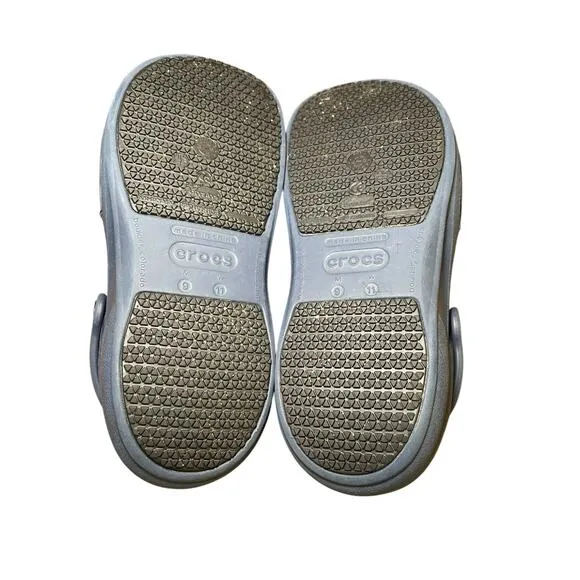Crocs Men 9 Women 11 Bistro Work Clog Navy Blue Restaurant Non Slip Clog Shoe
