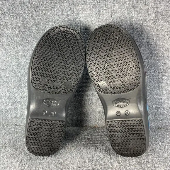 Crocs Neria Pro Work Clogs Shoes Womens 8 Tie Dye Slip Resistant Career Comfort