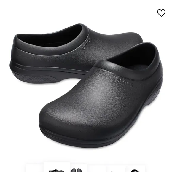 CROCS ON THE CLOCK SLIP RESISTANT WORK SLIP-ON