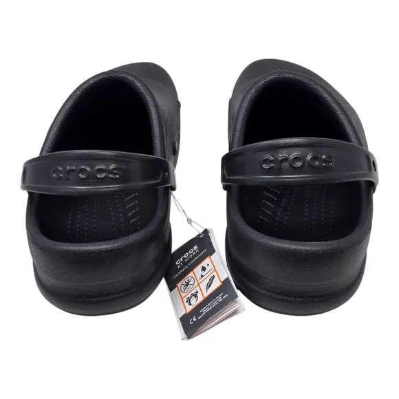 Crocs Slip Resistant Shoes Bistro Clogs Nurse Shoes Chef Shoes 10075-001 Mens 13