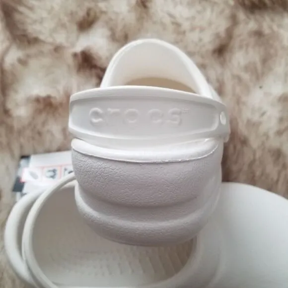CROCS Specialist II Women's Clogs Work Shoes in White (no vents) NEW