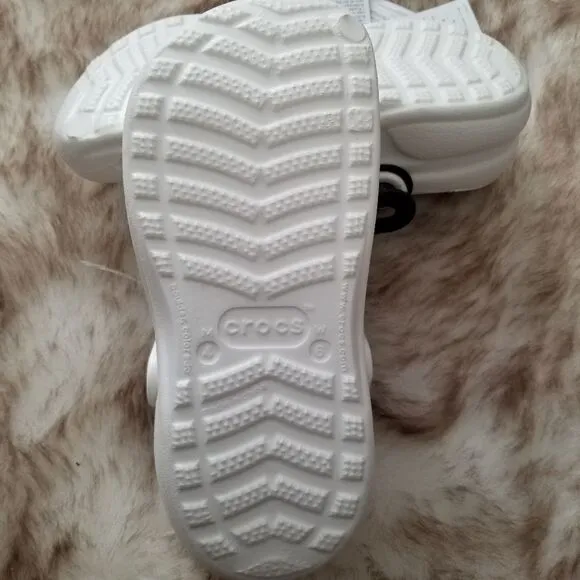 CROCS Specialist II Women's Clogs Work Shoes in White (no vents) NEW