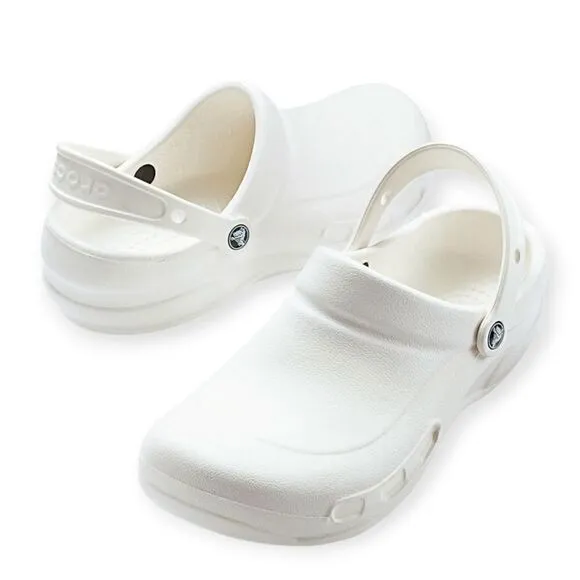 CROCS Specialist II Women's Clogs Work Shoes in White (no vents) NEW