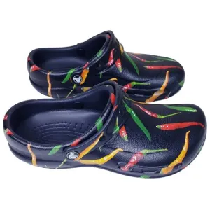 CROCS UNISEX HOT CHILI PEPPERS Bistro Graphic Clogs Size Men's 7/Women's 9 VGUC