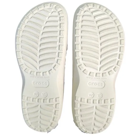 Crocs Women's Baya Platform Leopard Print Clogs, size 10