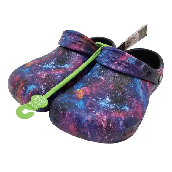 CROCS Women's Bistro Graphic Slip Resistant Work Clog Size 8 NWT