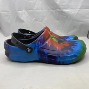 Crocs Work Bistro Pro LiteRide Tie-Dye Clogs Mens Size 11 US