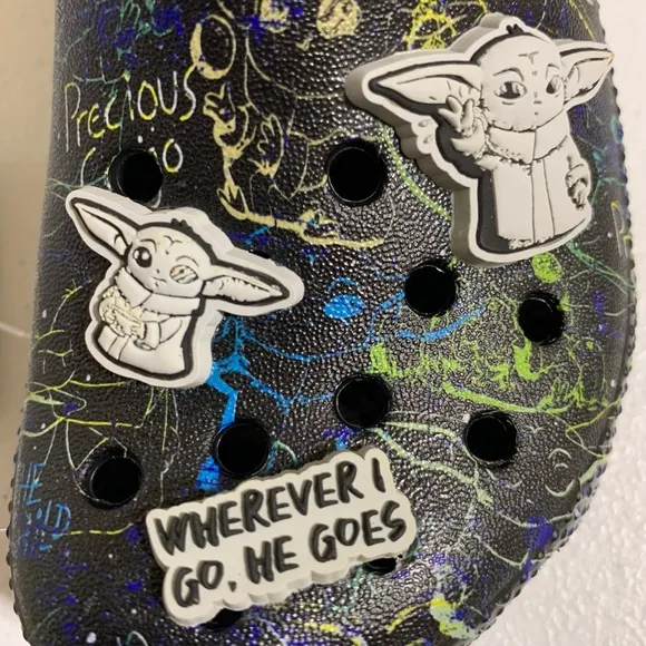 CROCS x Star Wars The Mandalorian The Child Clogs-Size c9 NWT