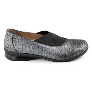 Dansko Ann Pewter Metallic Slip On, Size EU 37