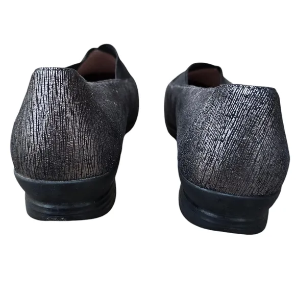 Dansko Ann Pewter Metallic Slip On, Size EU 37