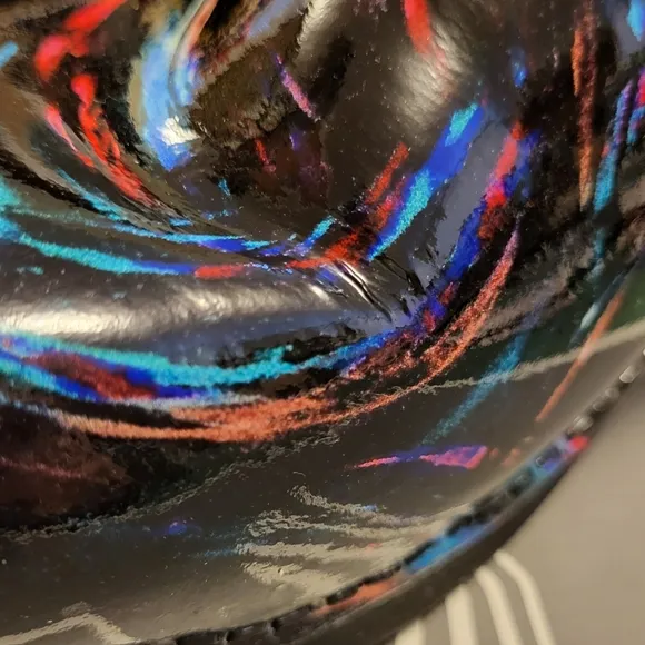 Dansko Black Paint Swirl XP 2.O Patent Clogs Size 41 (10½-11)