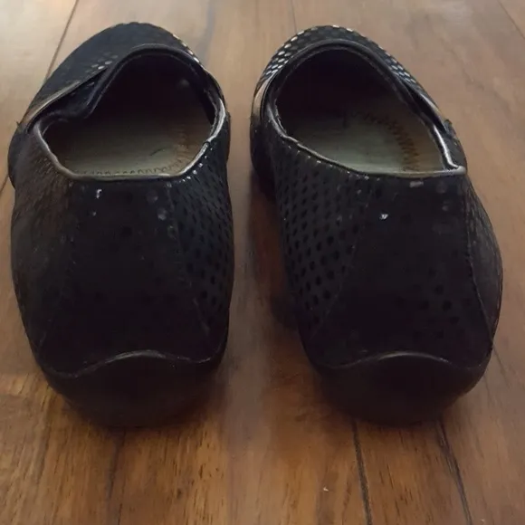 Dansko - Black Shimmer Polkadot Clogs