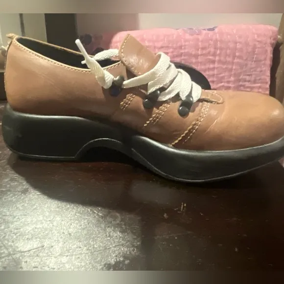 Dansko Chunky leather oxfords