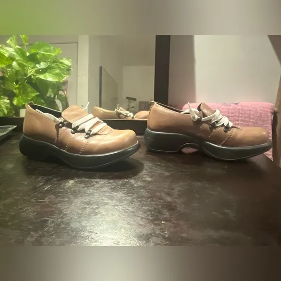 Dansko Chunky leather oxfords