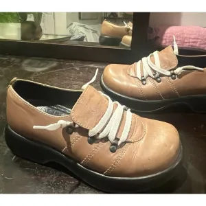 Dansko Chunky leather oxfords