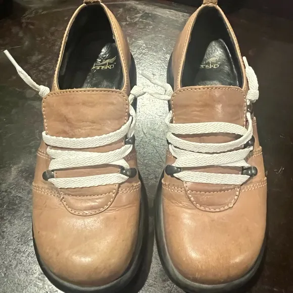 Dansko Chunky leather oxfords
