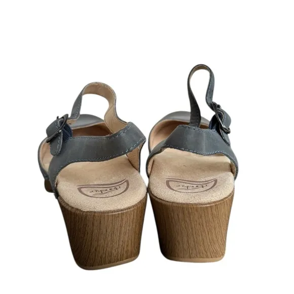 DANSKO -  Clogs SAM Denim Burnished Nubuck Mary Jane SZ 39