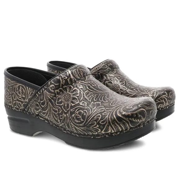 Dansko Clogs Women’s 11.5-12 Professional Antique Tooled Nurse Doctor Restaurant
