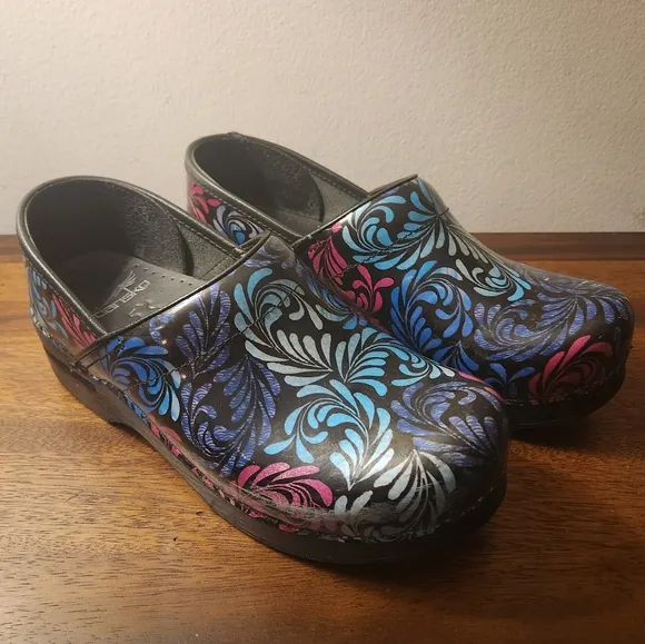 Dansko | Floral Paisley Clogs