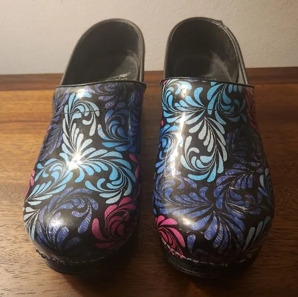Dansko | Floral Paisley Clogs