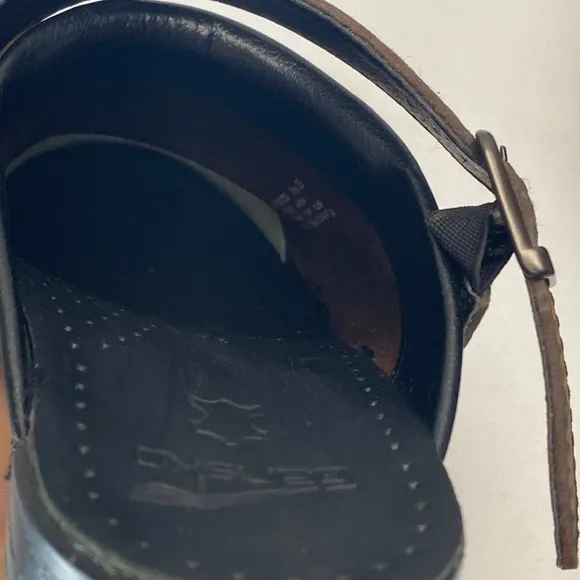 DANSKO Ingrid Clogs Mule Leather in Antique Brown Oiled Size 38 (US 8.5-9)