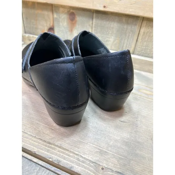 Dansko Leather Clogs Women's Shoe Size 37 Black 6.5 - 7