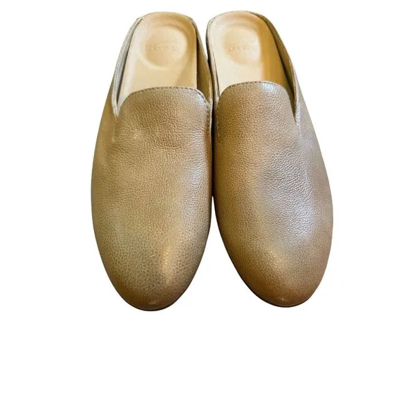 Dansko Lexie Mule Shoes Leather Slip-On Womens Size 9  Beige Old Money Preppy