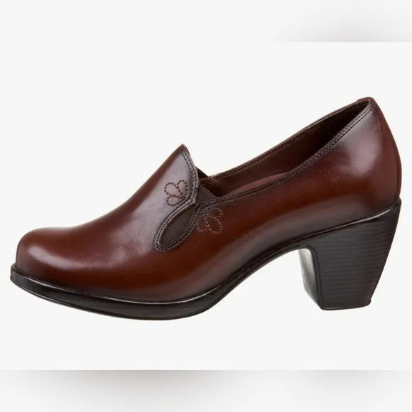 Dansko Preppy Academia Floral Coastal Cowgirl Brown Pumps Clogs Heels 40
