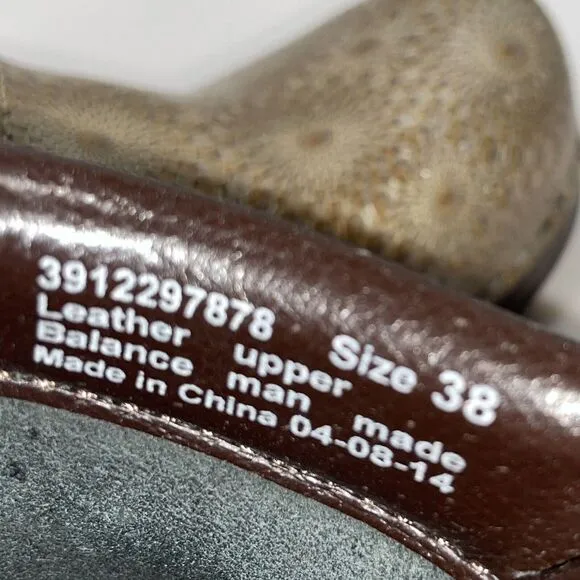 Dansko Pro XP Professional Clogs Women's Size‎ 7.5, Gold, Brown Floral Medallion