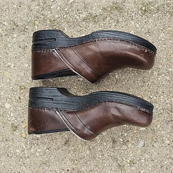 Dansko Professional Antique Brown Leather Work Nurse Size 42 (US 11.5-12)
