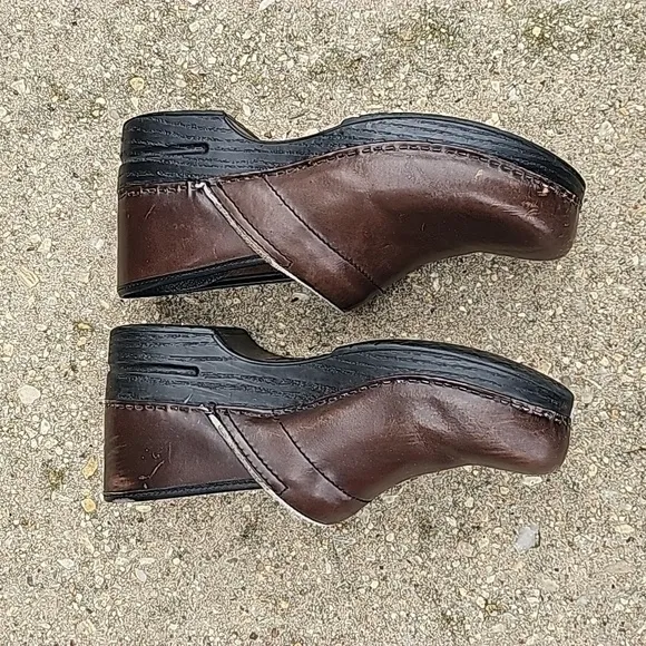 Dansko Professional Antique Brown Leather Work Nurse Size 42 (US 11.5-12)