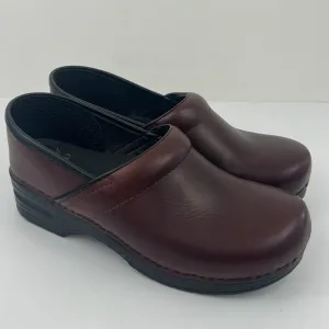 Dansko Professional Brown Leather Clogs Size 42 US 11.5 - 12 Comfort Work Shoes
