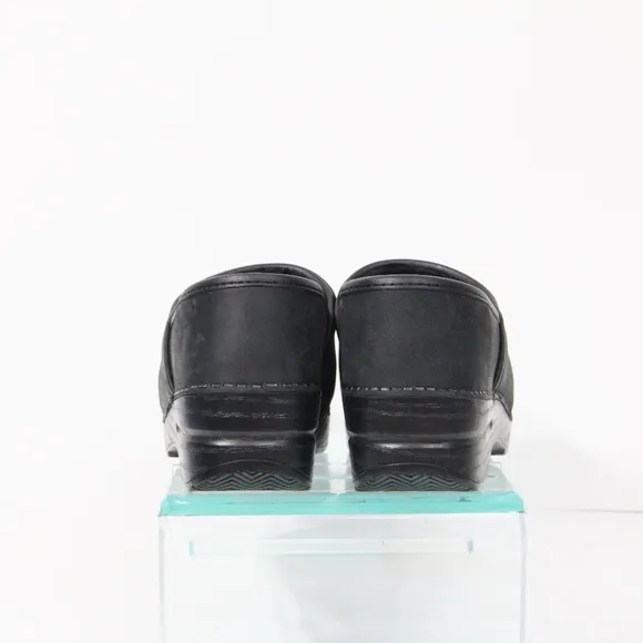 Dansko Professional Clogs Black Oiled Leather Women Work Shoes EU 37