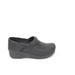 Dansko Professional Clogs Black Oiled Leather Women Work Shoes EU 37
