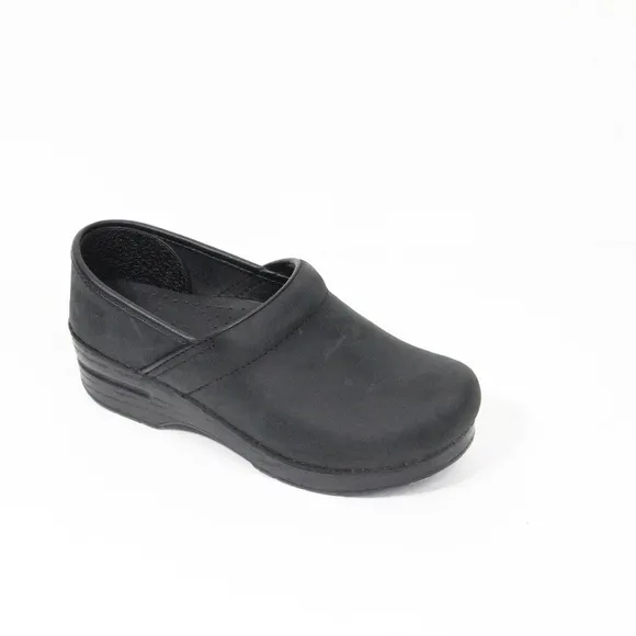 Dansko Professional Clogs Black Oiled Leather Women Work Shoes EU 37