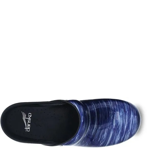 Dansko Professional Clogs New no Box Sz 38 (7.5-8) Patent Leather in Blue Water