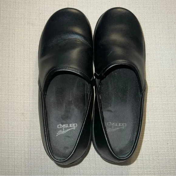 DANSKO Professional CLOG/SHOE Black Oiled Leather size 9.5M